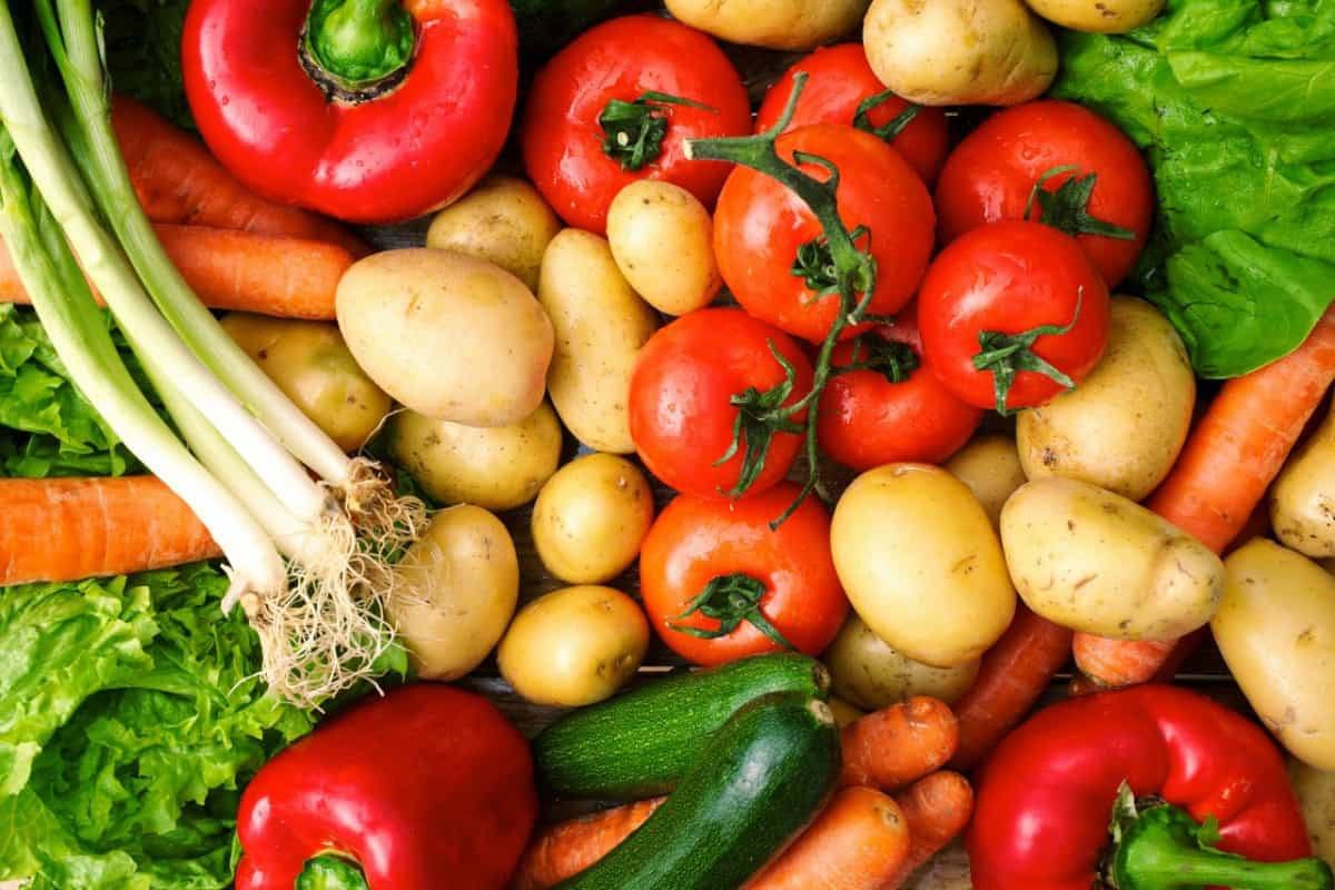 Fresh assorted vegetables